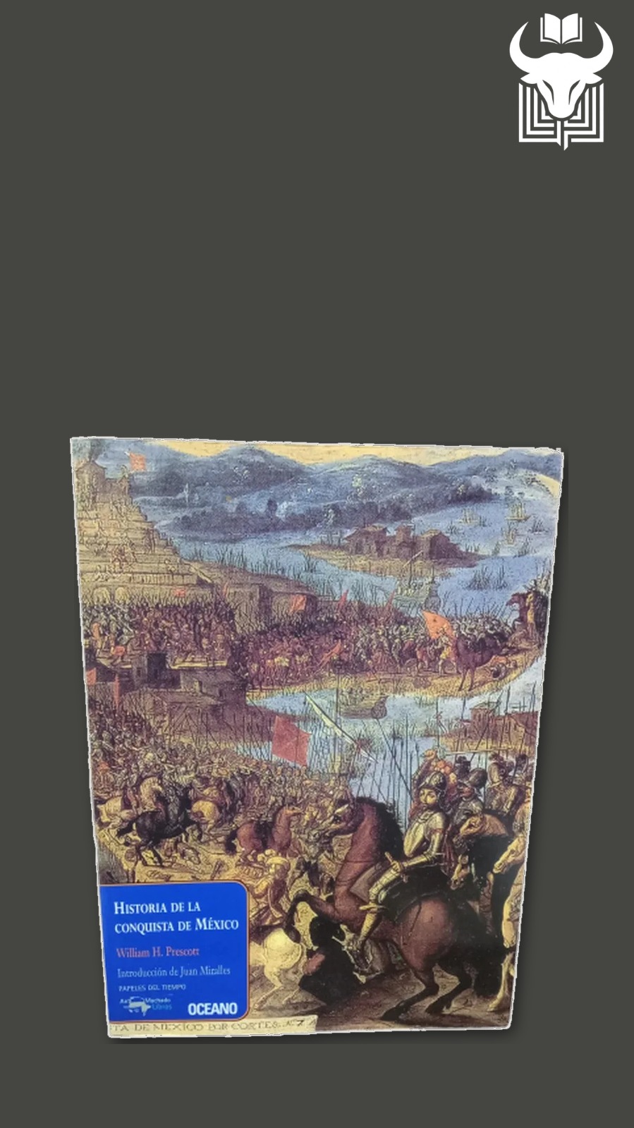 Portada de Historia de la conquista de mexico