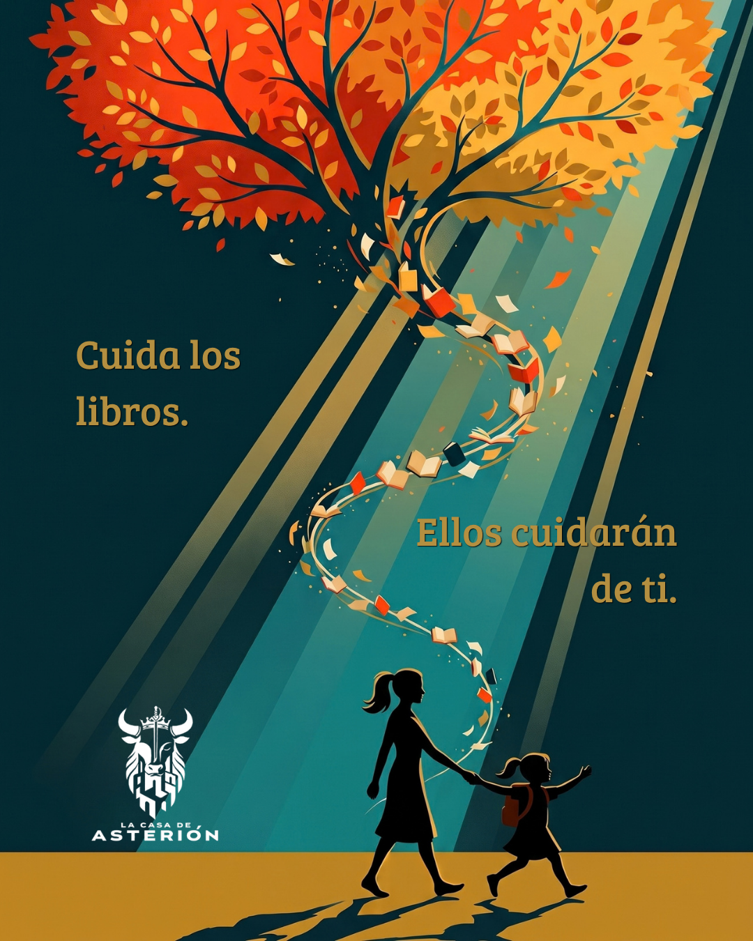 Cuida los libros. Ellos cuidarán de ti — actividad de octubre: literatura de horror e infantil en la Casa de Asterión