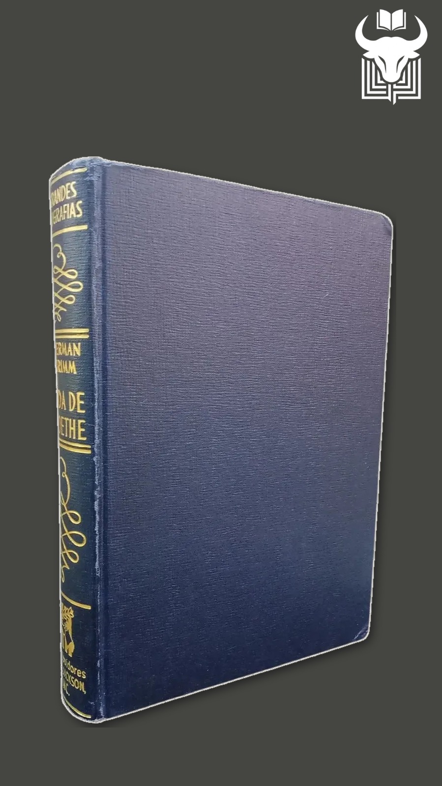 Portada de VIda de goethe